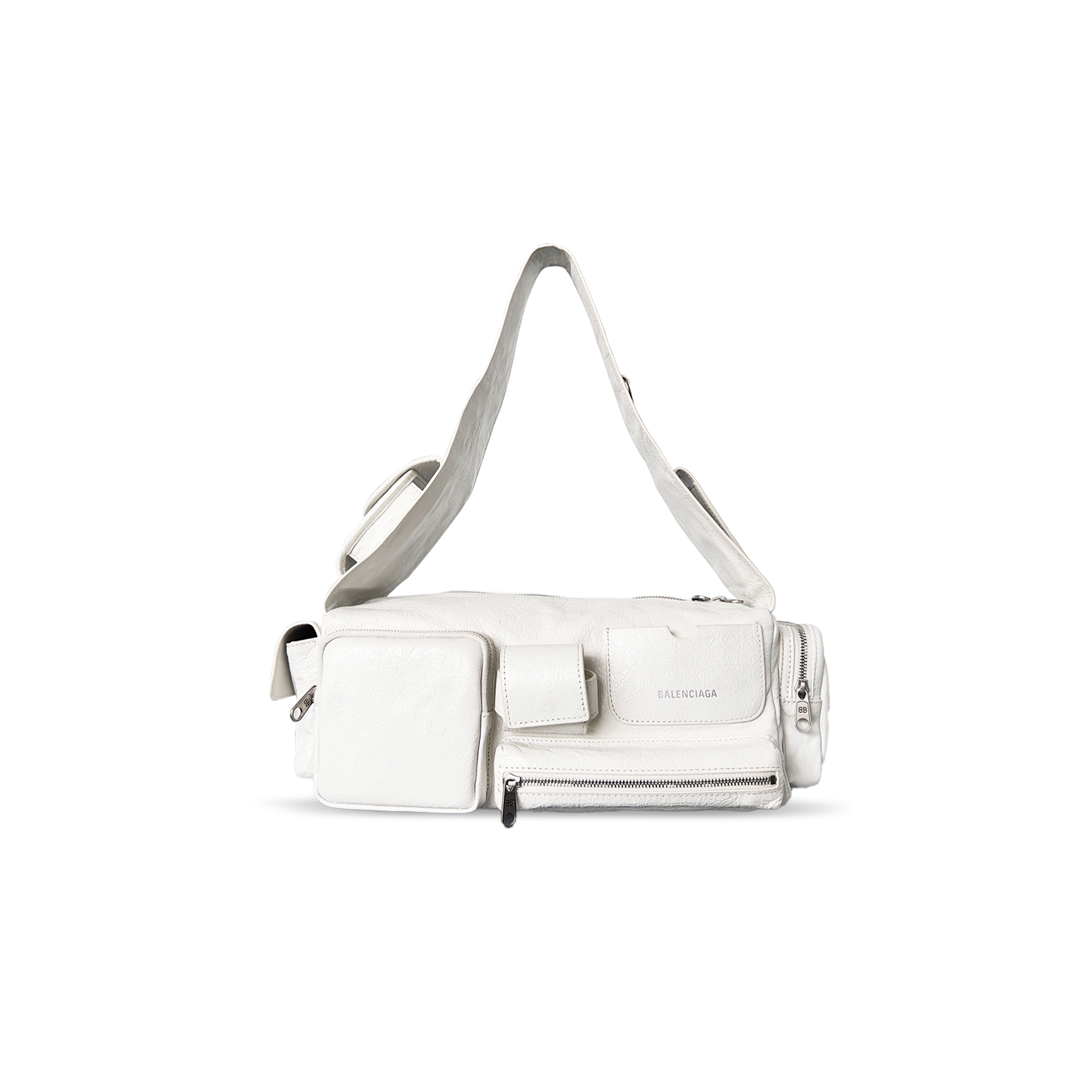ba*len*cia*ga S*perbusy sling bag small in white 702167210c91000 (36*15*13cm)